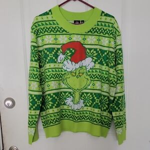 LG Green Grinch Crewneck Sweater